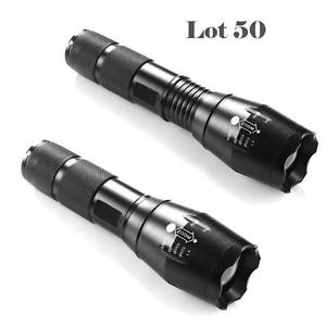50X 4000LM Zoomable T6 LED Flashlight G700 X800 Focus Torch Light Lamp Light