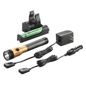 Streamlight 75490 Orange Ds Stinger Led Hl Ac-Dc With Piggyback Charger 640 Lum