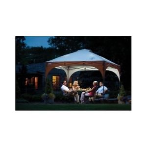 Lighted Gazebo Canopy Tent Outdoor Party wedding Pavilion Events Cater Pop Up