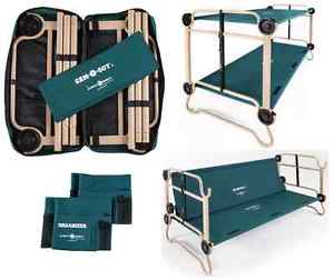 Bunk Beds Cots Adjustable Portable Folding Camping Hunting Traveling Tent Sleep