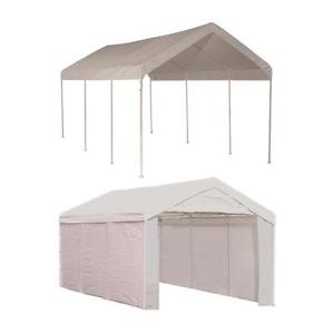 ShelterLogic Max AP 10x20 ft 2in1 Portable Garages & Canopy w/ Enclosure Kit