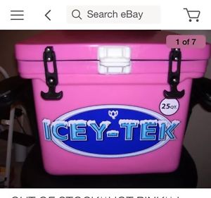 Bayou Boys Icey Tek Coolers HOT PINK 25qt