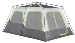 Coleman Company Signature Instant Cabin 10 Person Classic Tent, Black/Grey