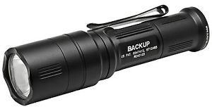Surefire EB1 Backup Dual-Output LED Torch - LAS-EB1C-A-BK