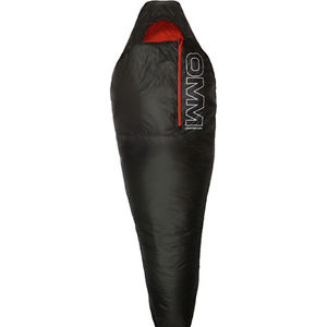 Omm Mountain Raid 1.0 Unisex Adventure Gear Sleeping Bag - Black Orange One Size