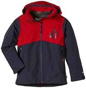 MALOJA Malumpaz, Giacca Bambino Merensb in Gore-Tex, impermeabile, Blu (Nightfal