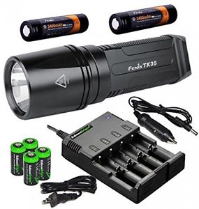 FENIX TK35 XM-L2 U2 900 Lumen Tactical LED Flashlight With 2 X Fenix ARB-L2S 4