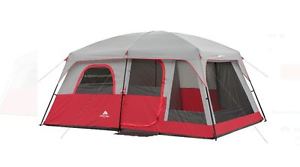 Ozark Trail 10 Ten Person 2 Two Room Cabin Outdoor Family Camping Hiking Tent