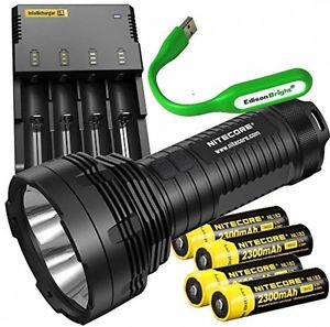 Nitecore TM16GT 3600 Lumen CREE LED Long Range Flashlight/Searchlight, I4 4 X