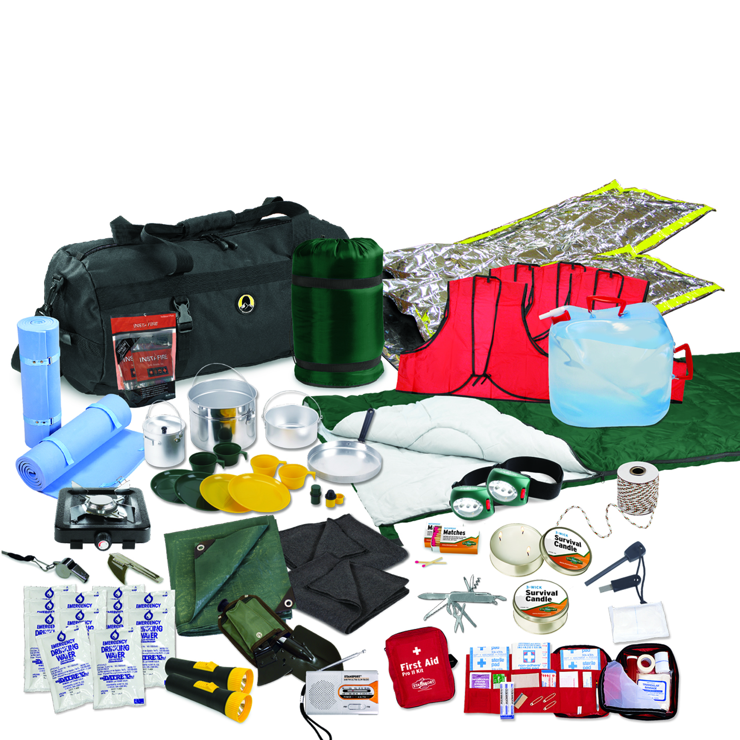 Stansport 48 Piece Family Emergency Preparedness Kit II