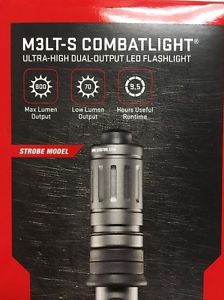 Surefire M3LT-S CombatLight Dual Output 800/70 Lumens LED Flashlight W/ Strobe