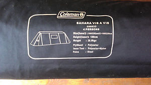 Original verpacktes Coleman 4 Personen Familienzelt mit 2 Schlafbereichen