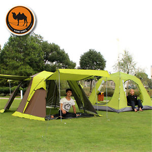 Backpacking Outdoor Hiking Automatic Double Layer 3-4 Person Party Camping Tent