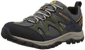 Merrell Sedona Gore-tex Men's Hiking Shoes Grey (Loden/Carbon) 9.5 UK