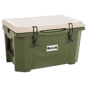 Grizzly Coolers Cooler, OD Green/Tan, 40-Quart