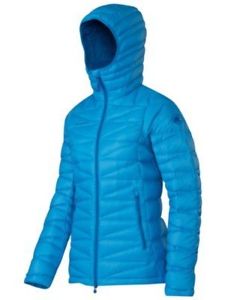 Mammut, Piumino Donna con cappuccio Miva IS, Blu (Lake), L