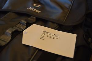 Deuter AirContact 75+10 Backpack NWT(color: Granite and Steel)