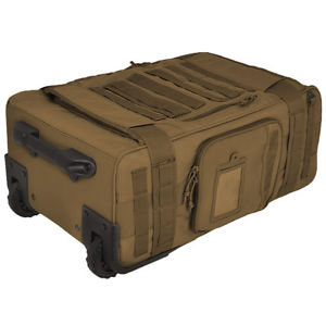 HAZARD 4 AIR SUPPORT RUGGED ROLLING CARRY-ON HOLDALL HEAVY DUTY MILITARY COYOTE