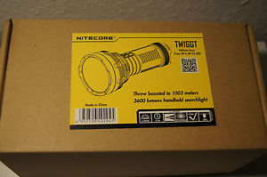 Nitecore TM16GT - 1003 m Leuchtweite, 4 x CREE XP-L HI V3 LED !!!