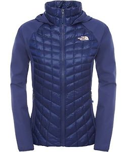 North Face W THERMOBALL HYBRID HOODIE - EU PATRIOT BLUE/PATRIOT BLUE