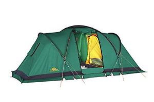 ALEXIKA, Tenda da campeggio INDIANA 4, Verde (grï¿½n), misura standard