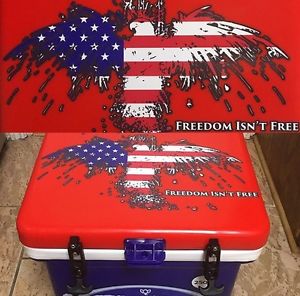 Bayou Boys Icey Tek Coolers SPECIAL LIMITED EDITION "FREEDOM ISNT FREE" 25qt