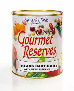 BLACK BART CHILI W/ BEEF set of  6 Cans GOURMET RESERVES  - Gluten Free new!