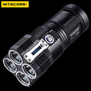 Nitecore Tiny Monster TM26 Quad Ray LED Flashlight -3800 Lumens w/Wall Charger