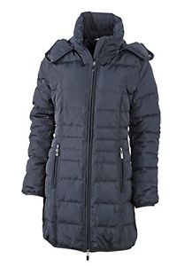 James & Nicholson - Daunenjacke Ladies Winter Down Coat, Giacca Donna, Blu (Navy