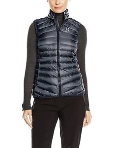 Haglfs Women "s Down Gilet Down Vest food III Trueblack Magnetite 6030622CT01...