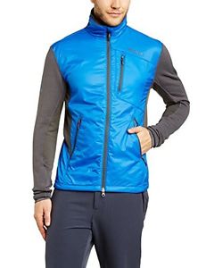 Marmot Alpha Pro - Felpa in pile, da uomo, Blu (Peak Blue/Slate Grey), L