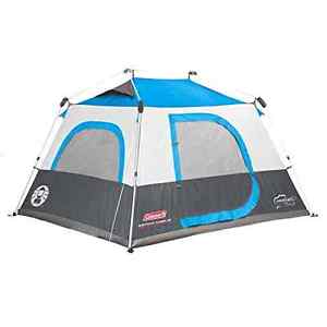 Instant Cabin Coleman 4 Person Tent Family Camping 8x7 Outdoor Sporting Gear Bed