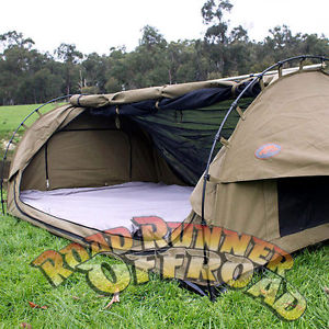 Road Runner Offroad Canvas King Size Dome Swag Heavy Duty inc Carry Bag