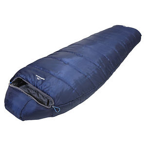 Kathmandu Camper Semi Rectangular Insulated Camping Sleeping Bag Dark Blue