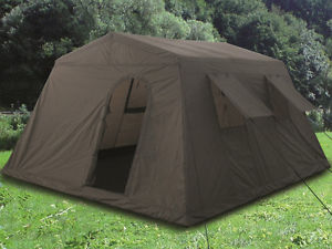 Mil-Tec Großzelt Zelt 6-Personen Campinzelt Gruppenzelt Oliv 340x310x180cm