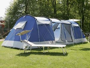 Tenda da campeggio SKANDIKA mod. MONTANA 8 posti persone h 200 cm - ca. 22 mq