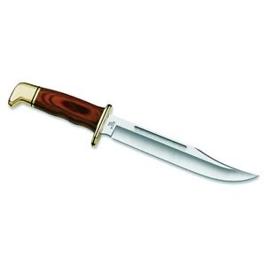 Buck Messer General StahlHC Cocobolo-Holz Griff Messingbeschläge braune Ledersch