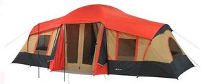 Ozark Trail 10 Person 3-Room Vacation Outdoor Shelter Camping Family Tent New