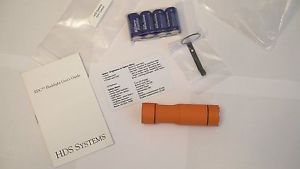 RARE CUSTOM HDS SYSTEMS LED EDC ORANGE FLASHLIGHT