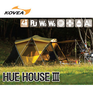 New Kovea Hue House 3 Tent for 4 Person Family Uplight 3000mm WR Outdoor Camping