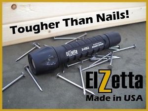 Elzetta ZFL-M60-CS3S Tactical Weapon LED Flashlight with Strike Bezel, 3-Cell