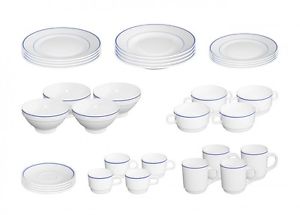 Komplettset Bordgeschirr Baltic 32-teilig für 4 Personen aus robustem Arcoroc
