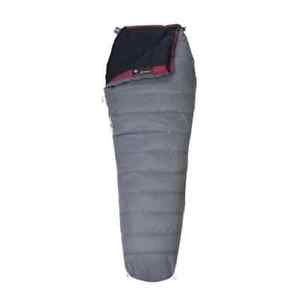 Wenger Visp Long, Left Hand Zip Sleeping Bag Silver, 82-Inch x 32-Inch