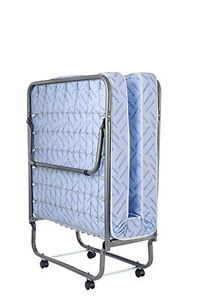 Milliard Lightweight 74 by 31 Inch Folding Cot Bed with Mattress Color May Vary
