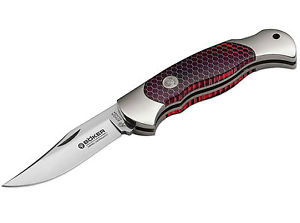 BÖKER Scout Honeycomb Red N690 Gentlemanmesser Made in Germany Solingen Backlock