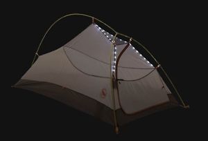 Big Agnes Fly Creek UL 1 mtnGLO Ultralight Tent w/ LED Lights! FREE Footprint!