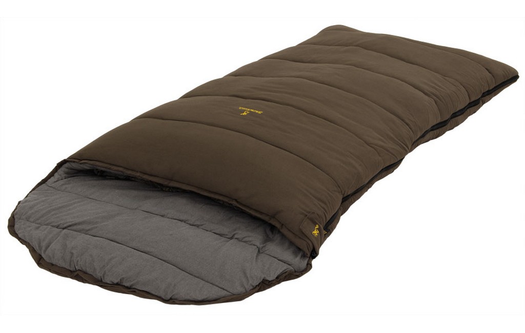 Browning Camping Klondike -30° Sleeping Bag 38" x 92" Brown 4893977