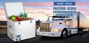 60L S/STEEL CAMPING DC FRIDGE OR FREEZE 12V/24V/240V/SOLAR 0.18KW/24HRS  WTY