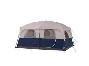 All Season Camping Ozark Trail 10 Person 14'x10' Coated Polyester Tent 2-room