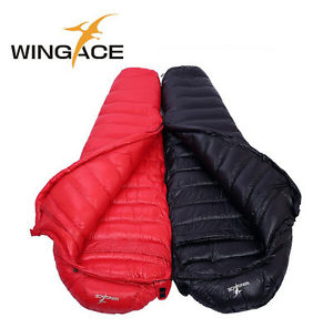 NEW outdoor ultralight camping Sleeping bag mummy goose down sleeping bag winter